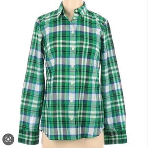 J. Crew Factory Perfect plaid shirt